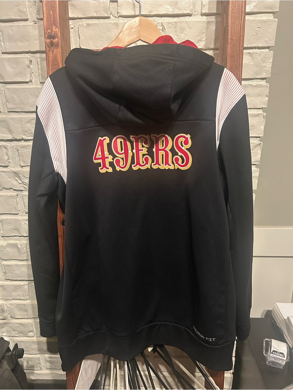 San Francisco 49ers Nike Authentic Sideline On Field Full-Zip Hoodie Mens Size L - Picture 2 of 3
